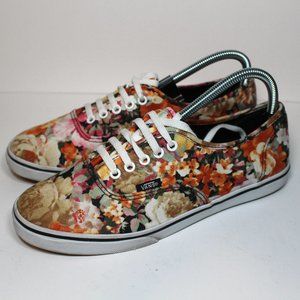 Vans Off The Wall Low Top Floral Sneakers Multicolor - Womens Size 8.5 Mens 7